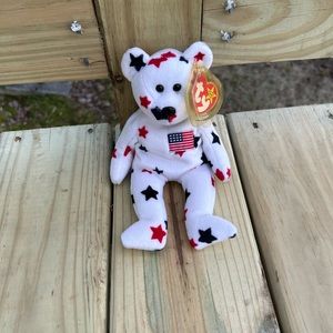 Rare Ty Beanie Baby Glory 1998 Tag errors